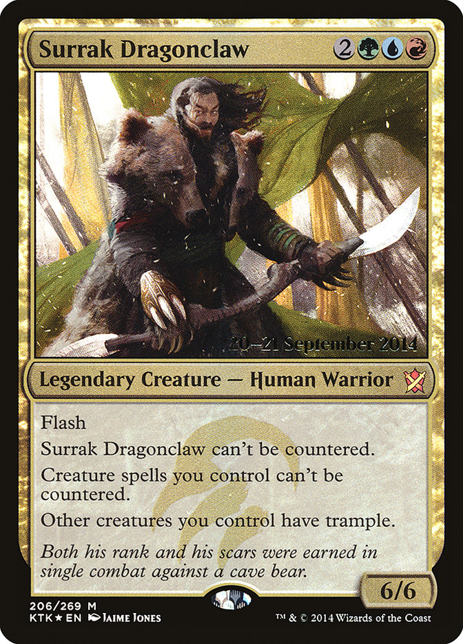 Surrak Dragonclaw [Khans of Tarkir Prerelease Promos] | Gate City Games LLC