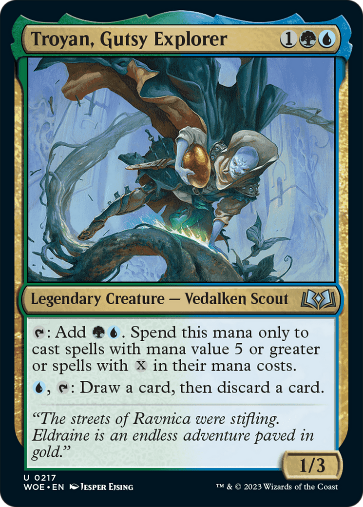 Troyan, Gutsy Explorer [Wilds of Eldraine] | Gate City Games LLC