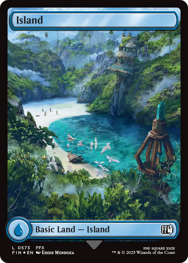 Island (0573) (Surge Foil) [FINAL FANTASY] | Gate City Games LLC