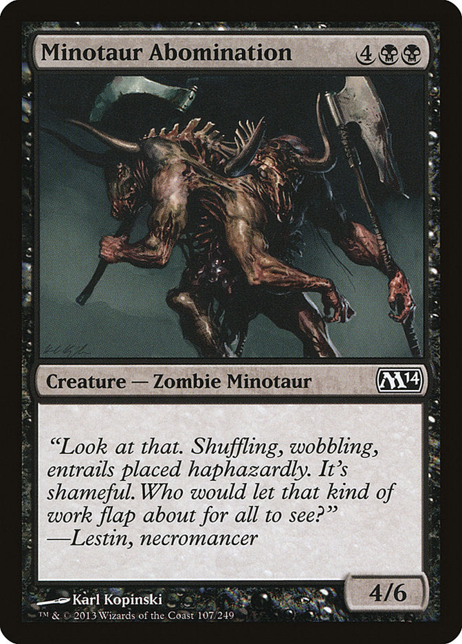 Minotaur Abomination [Magic 2014] | Gate City Games LLC