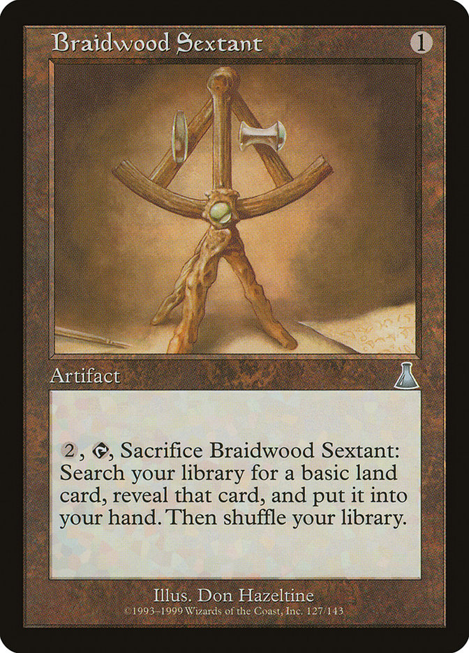 Braidwood Sextant [Urza's Destiny] | Gate City Games LLC