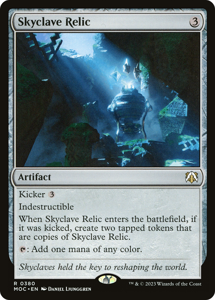 Skyclave Relic [March of the Machine Commander] | Gate City Games LLC