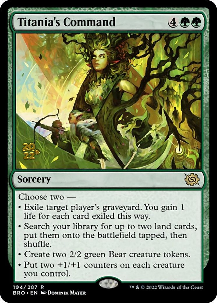 Titania's Command [The Brothers' War Prerelease Promos] | Gate City Games LLC