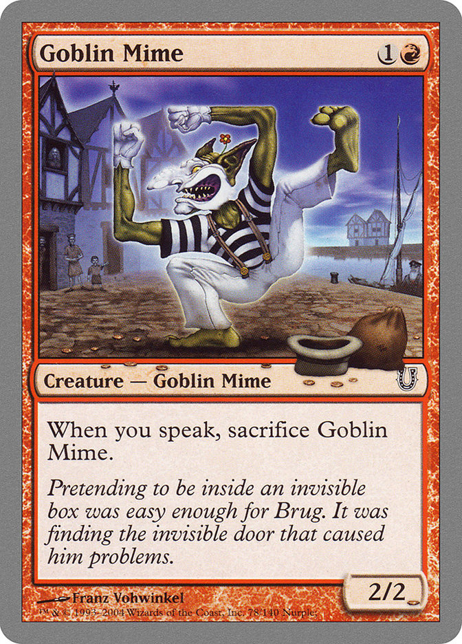 Goblin Mime [Unhinged] | Gate City Games LLC