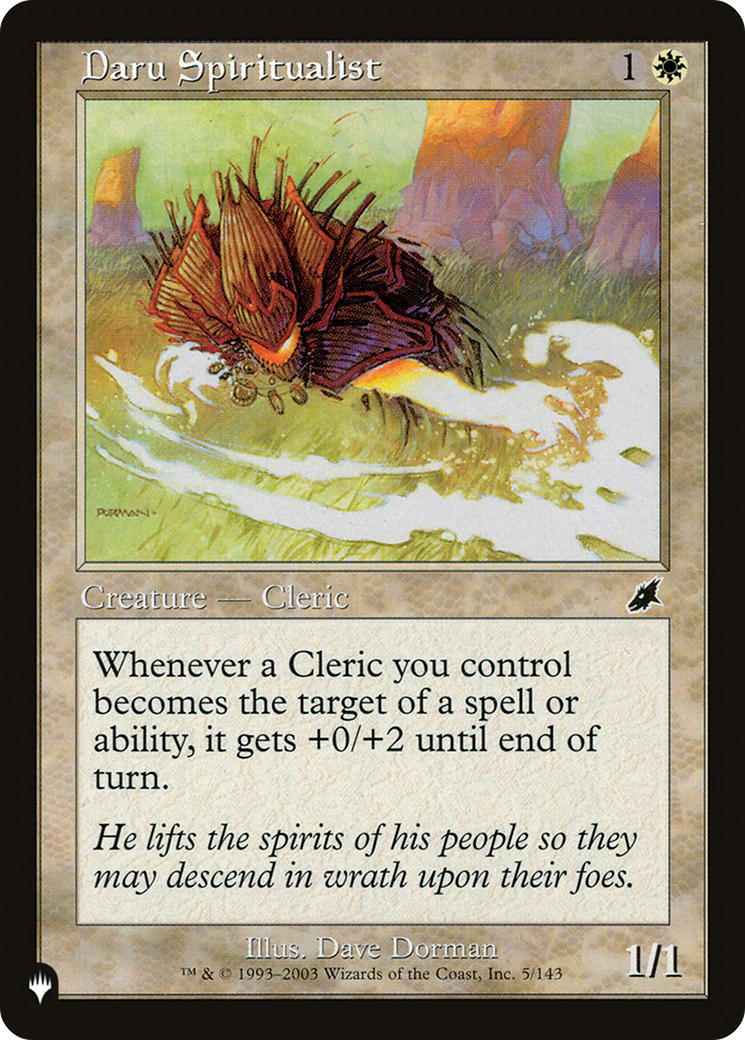 Daru Spiritualist [The List Reprints] | Gate City Games LLC