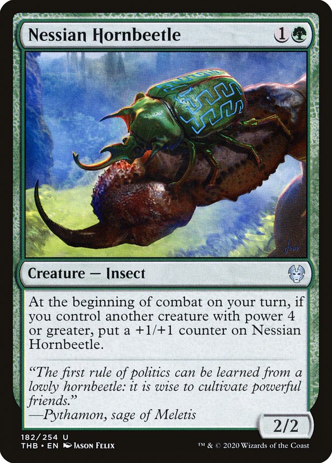 Nessian Hornbeetle [Theros Beyond Death] | Gate City Games LLC