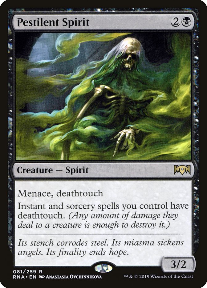Pestilent Spirit [Ravnica Allegiance] | Gate City Games LLC