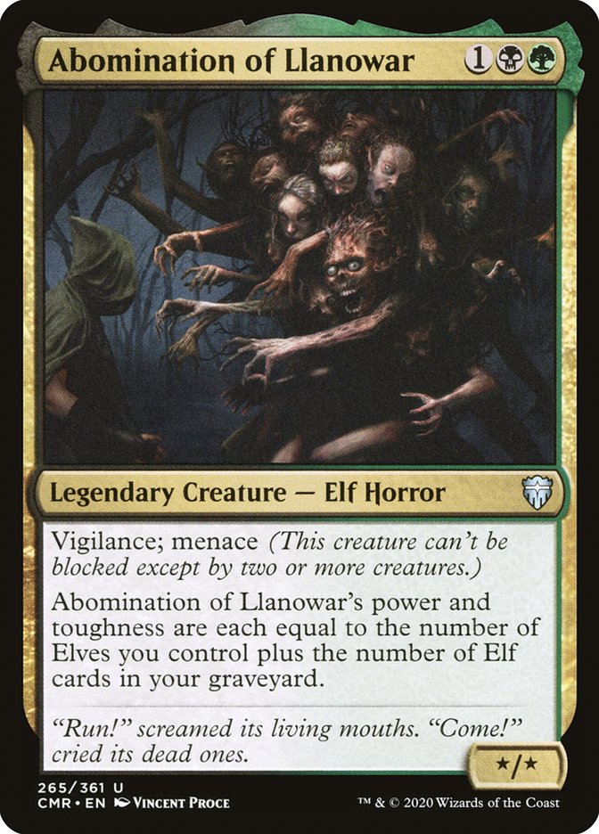 Abomination of Llanowar [Commander Legends] | Gate City Games LLC