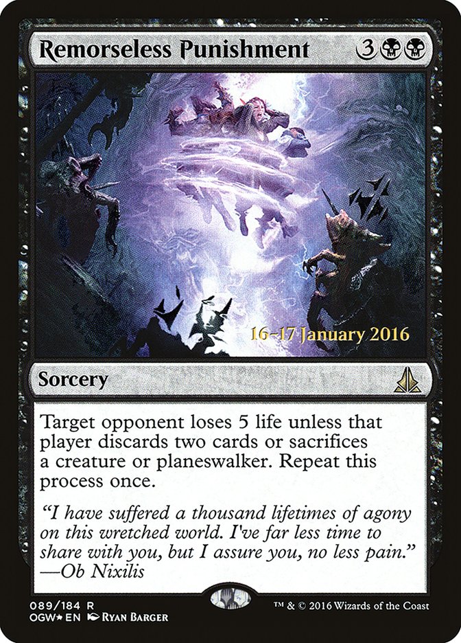 Remorseless Punishment [Oath of the Gatewatch Prerelease Promos] | Gate City Games LLC