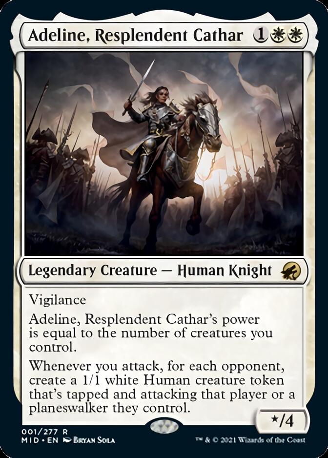 Adeline, Resplendent Cathar [Innistrad: Midnight Hunt] | Gate City Games LLC