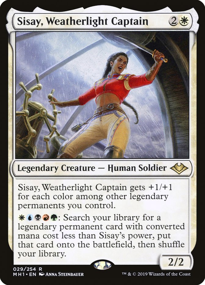 Sisay, Weatherlight Captain [Modern Horizons] | Gate City Games LLC