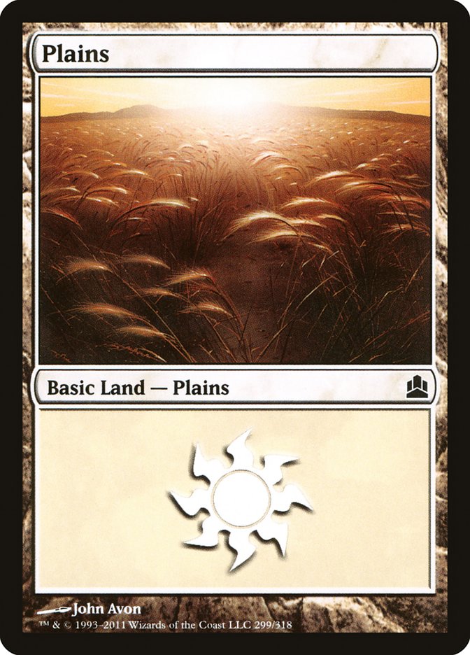Plains (299) [Commander 2011] | Gate City Games LLC