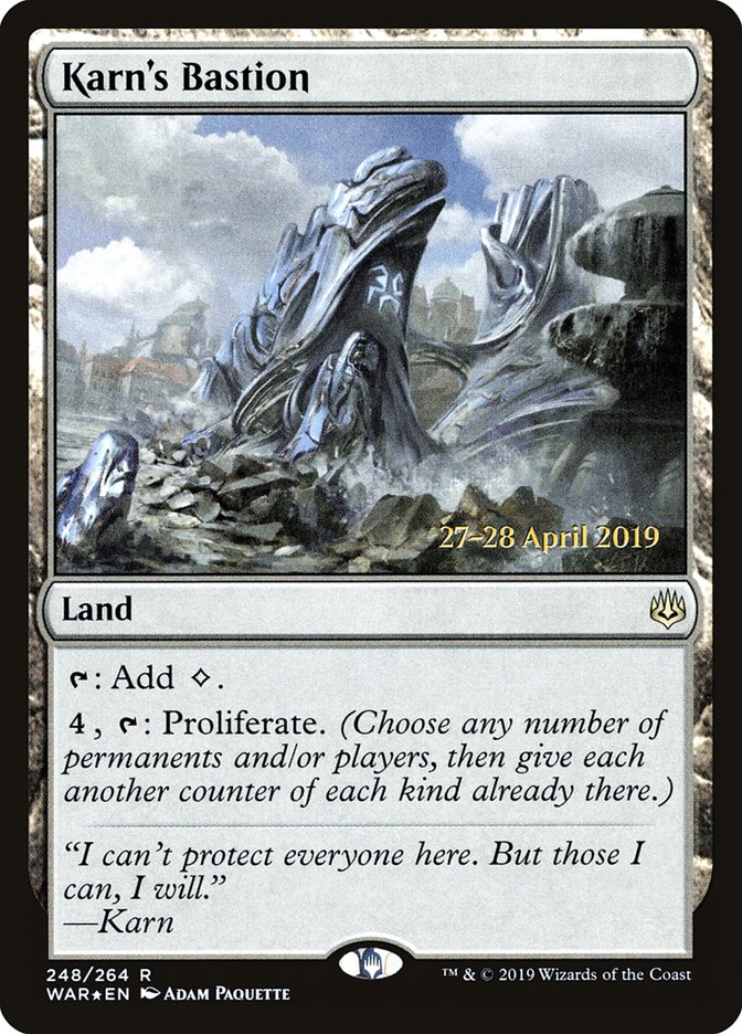 Karn's Bastion [War of the Spark Prerelease Promos] | Gate City Games LLC