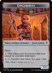 Gingerbrute // Myr Double-Sided Token [Reality Fracture Commander Tokens] | Gate City Games LLC