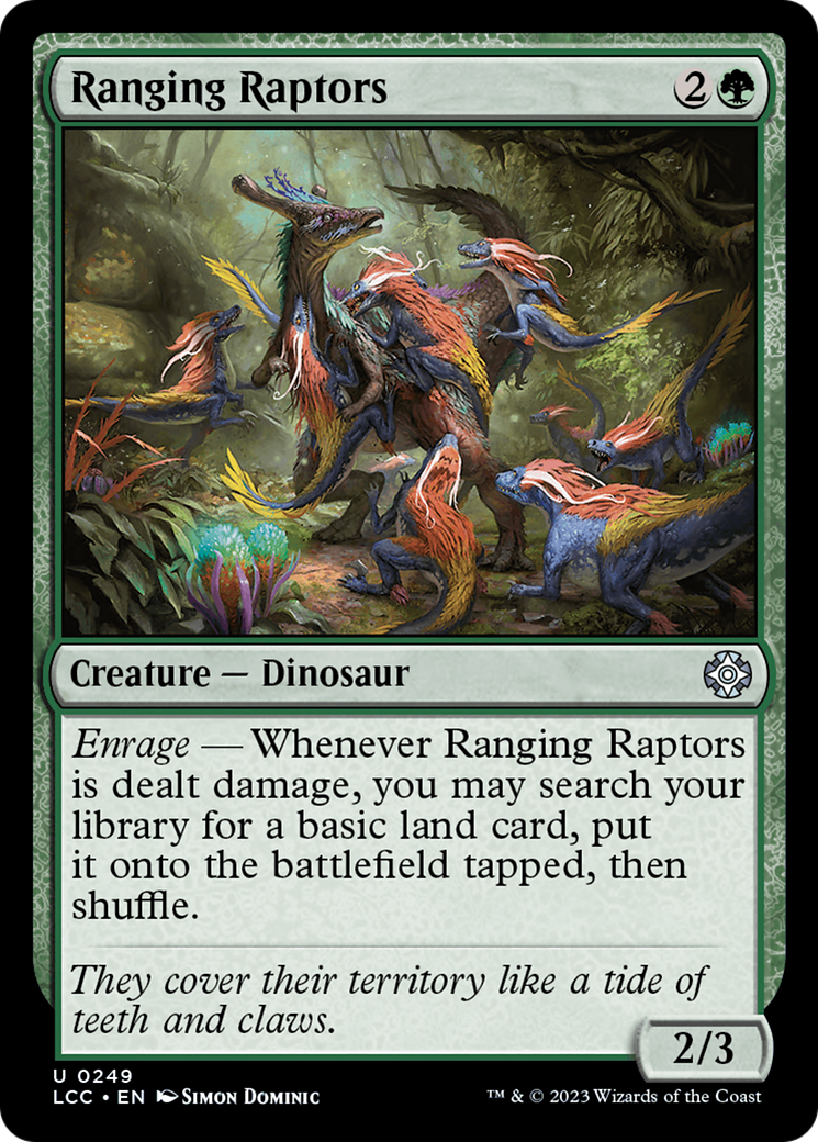 Ranging Raptors [The Lost Caverns of Ixalan Commander] | Gate City Games LLC
