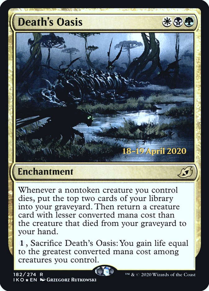 Death's Oasis [Ikoria: Lair of Behemoths Prerelease Promos] | Gate City Games LLC