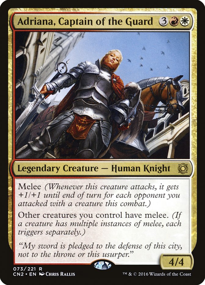 Adriana, Captain of the Guard [Conspiracy: Take the Crown] | Gate City Games LLC