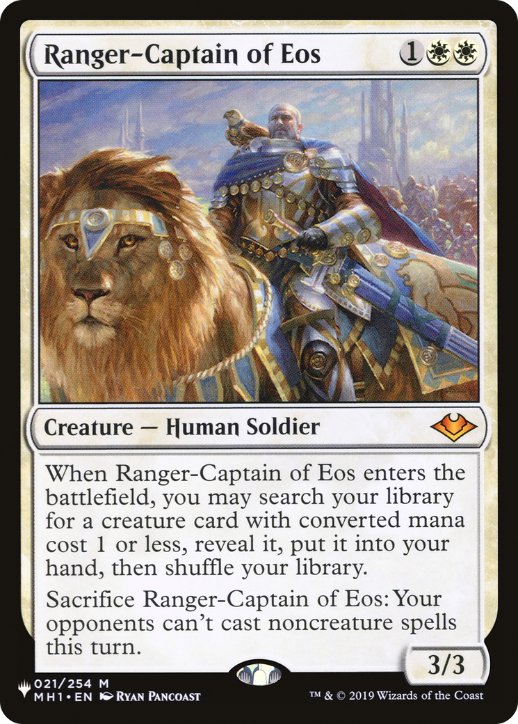 Ranger-Captain of Eos [The List] | Gate City Games LLC