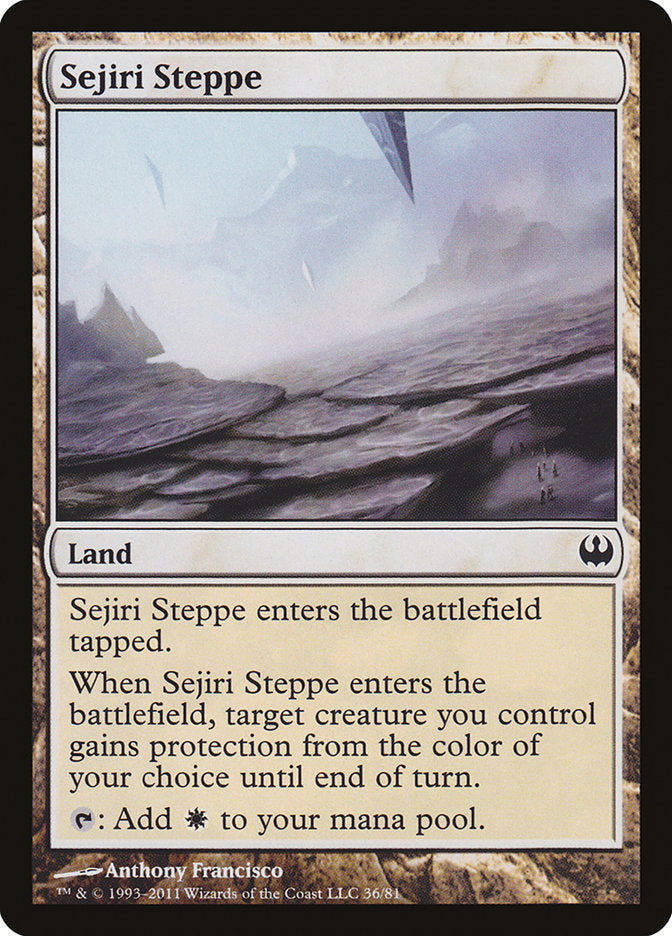 Sejiri Steppe [Duel Decks: Knights vs. Dragons] | Gate City Games LLC
