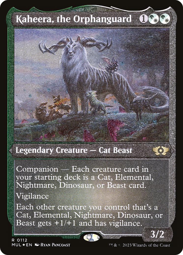 Kaheera, the Orphanguard (Foil Etched) [Multiverse Legends] | Gate City Games LLC