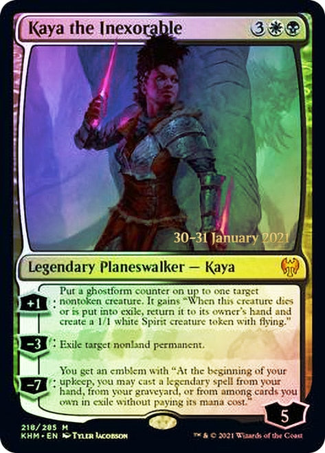 Kaya the Inexorable [Kaldheim Prerelease Promos] | Gate City Games LLC
