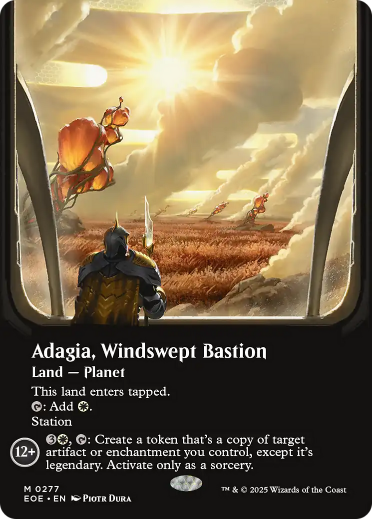 Adagia, Windswept Bastion (Borderless) [Edge of Eternities] | Gate City Games LLC