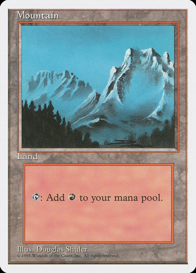 Mountain (Snow Top / Highest Point on Right) [Fourth Edition] | Gate City Games LLC