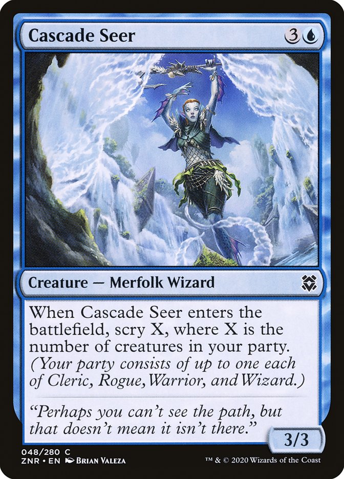 Cascade Seer [Zendikar Rising] | Gate City Games LLC