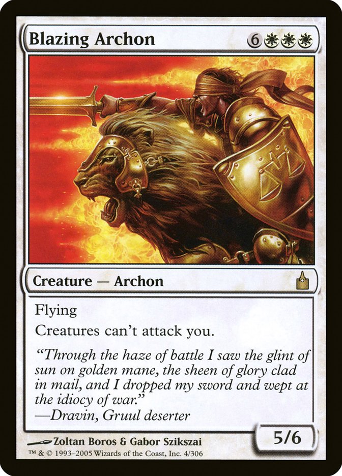 Blazing Archon [Ravnica: City of Guilds] | Gate City Games LLC