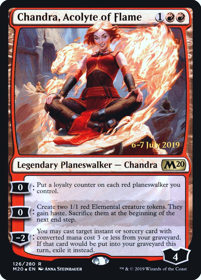 Chandra, Acolyte of Flame [Core Set 2020 Prerelease Promos] | Gate City Games LLC
