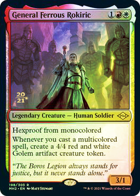 General Ferrous Rokiric [Modern Horizons 2 Prerelease Promos] | Gate City Games LLC