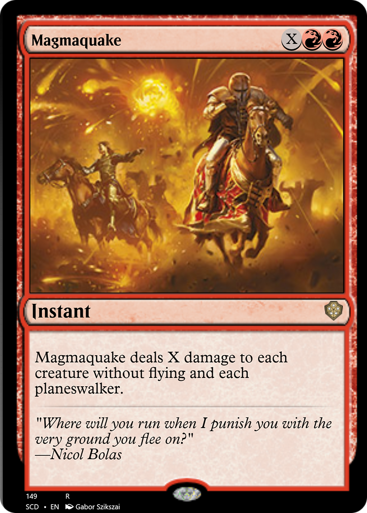 Magmaquake [Starter Commander Decks] | Gate City Games LLC