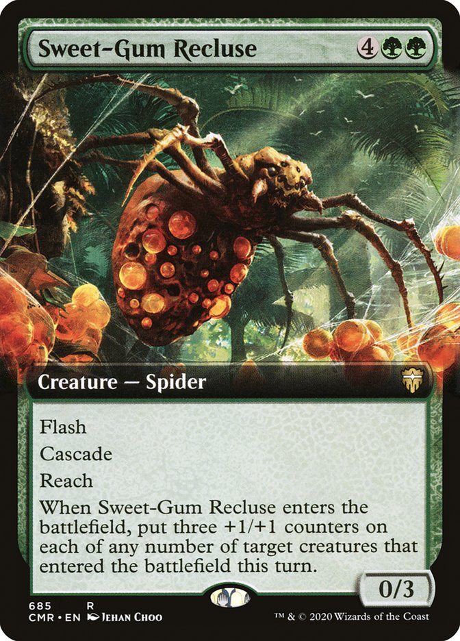 Sweet-Gum Recluse (Extended Art) [Commander Legends] | Gate City Games LLC