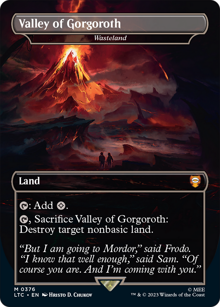 Valley of Gorgoroth - Wasteland [The Lord of the Rings: Tales of Middle-Earth Commander] | Gate City Games LLC