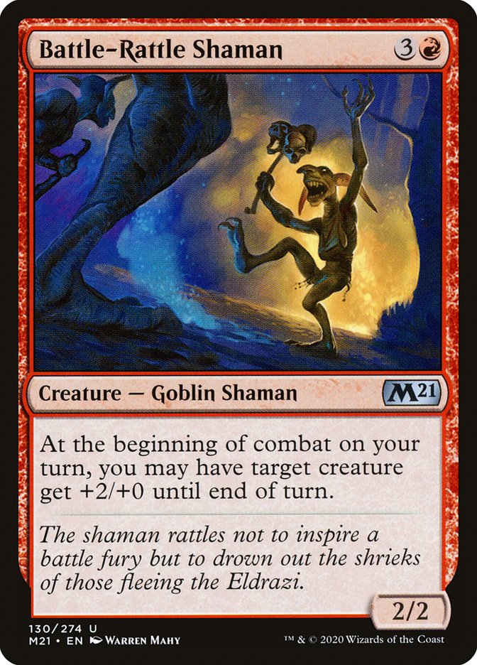 Battle-Rattle Shaman [Core Set 2021] | Gate City Games LLC