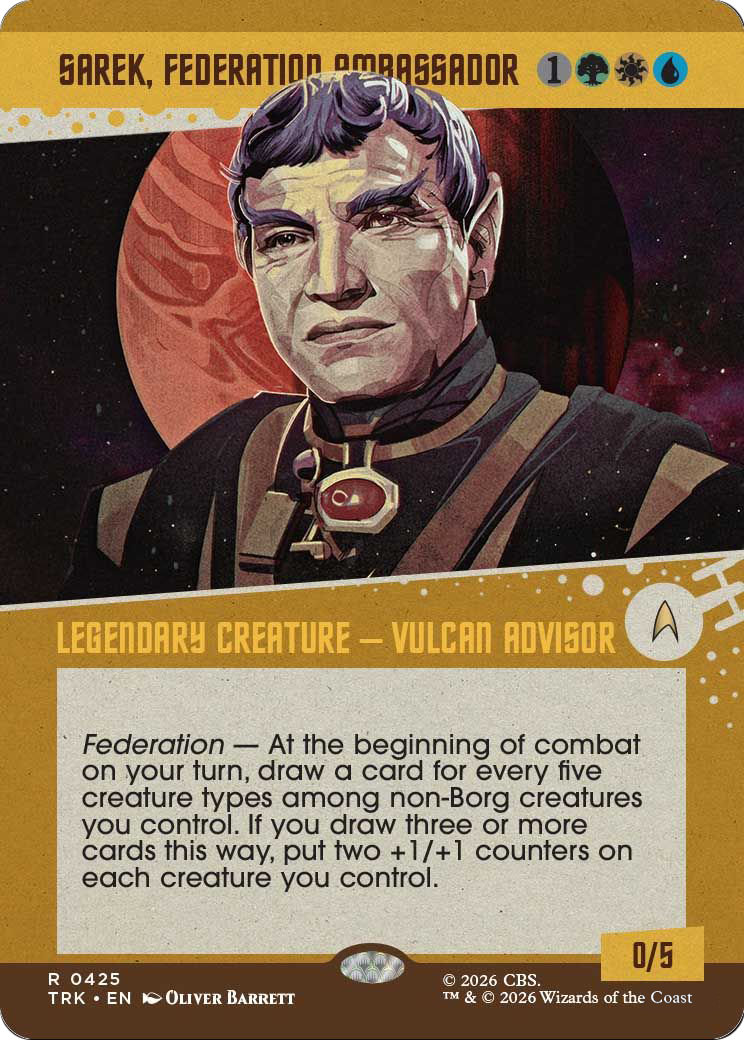 Sarek, Federation Ambassador (Showcase) [Star Trek] | Gate City Games LLC