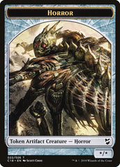 Mask // Horror Double-Sided Token [Commander 2018 Tokens] | Gate City Games LLC