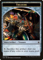Saproling // Treasure (007) Double-Sided Token [Explorers of Ixalan Tokens] | Gate City Games LLC