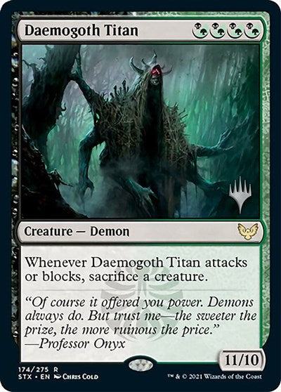 Daemogoth Titan (Promo Pack) [Strixhaven: School of Mages Promos] | Gate City Games LLC