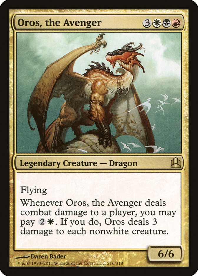 Oros, the Avenger [Commander 2011] | Gate City Games LLC