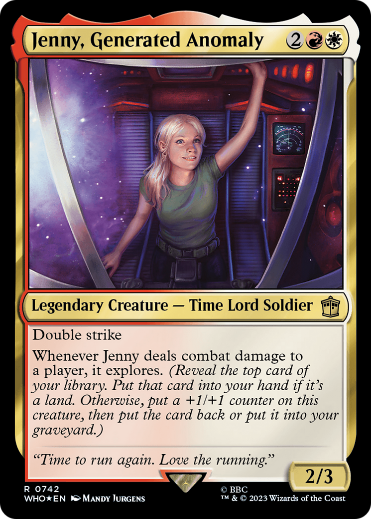 Jenny, Generated Anomaly (Surge Foil) [Doctor Who] | Gate City Games LLC
