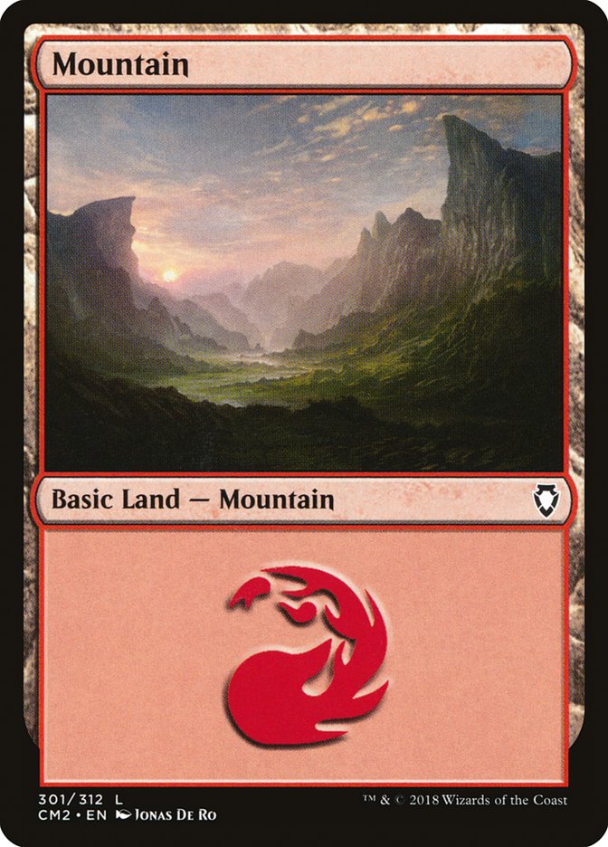 Mountain (301) [Commander Anthology Volume II] | Gate City Games LLC