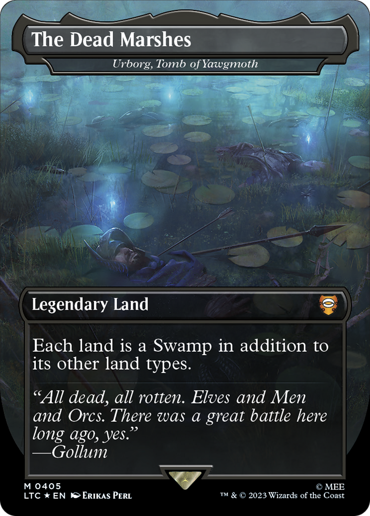 The Dead Marshes - Urborg, Tomb of Yawgmoth (Surge Foil Realms and Relics) [The Lord of the Rings: Tales of Middle-Earth Commander] | Gate City Games LLC