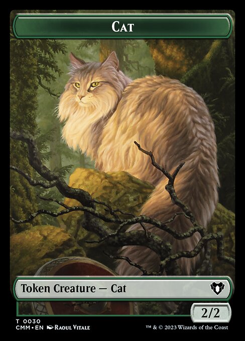 Eldrazi // Cat (0030) Double-Sided Token [Commander Masters Tokens] | Gate City Games LLC