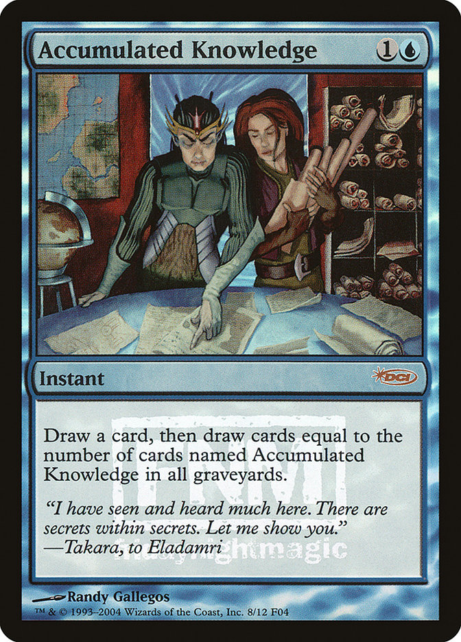 Accumulated Knowledge [Friday Night Magic 2004] | Gate City Games LLC