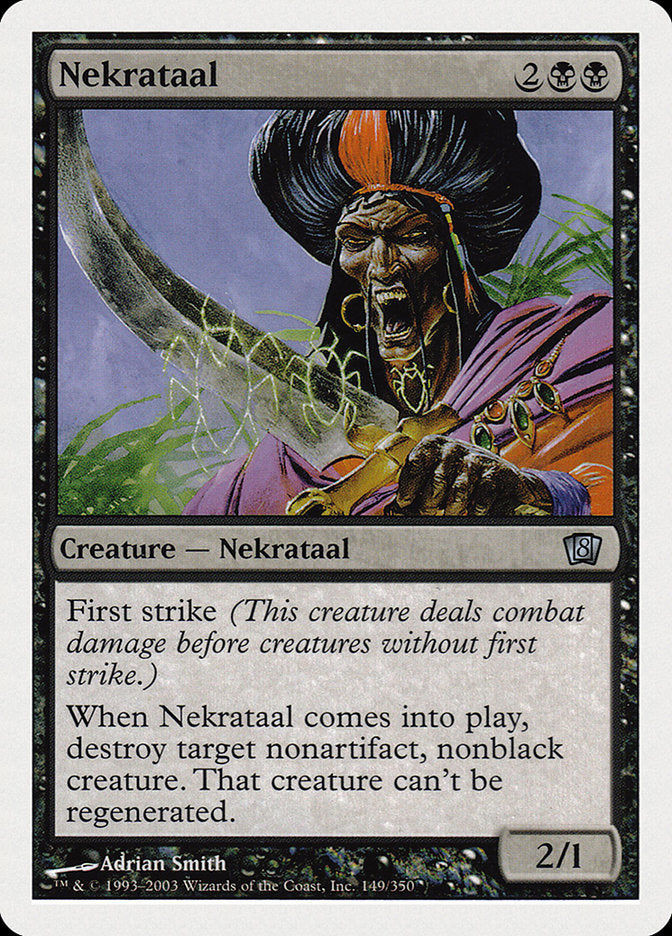 Nekrataal (8th Edition) [Oversize Cards] | Gate City Games LLC