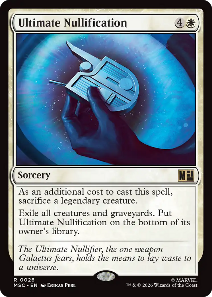 Ultimate Nullification (Surge Foil) [Marvel Super Heroes Commander] | Gate City Games LLC