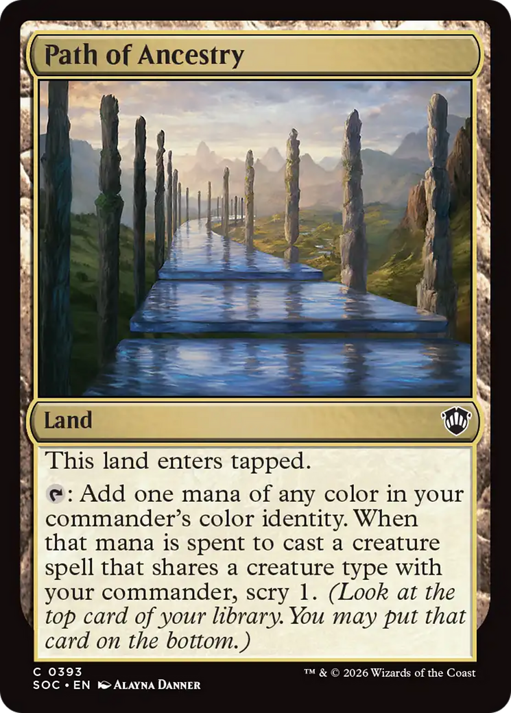 Path of Ancestry [Secrets of Strixhaven Commander] | Gate City Games LLC