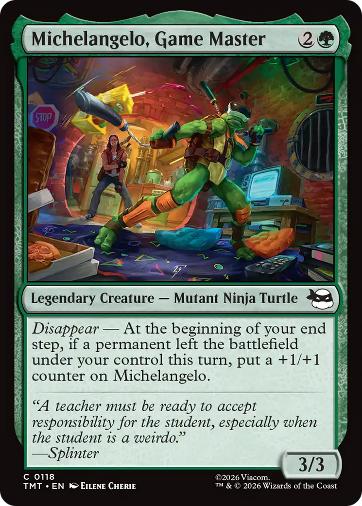 Michelangelo, Game Master [Teenage Mutant Ninja Turtles] | Gate City Games LLC