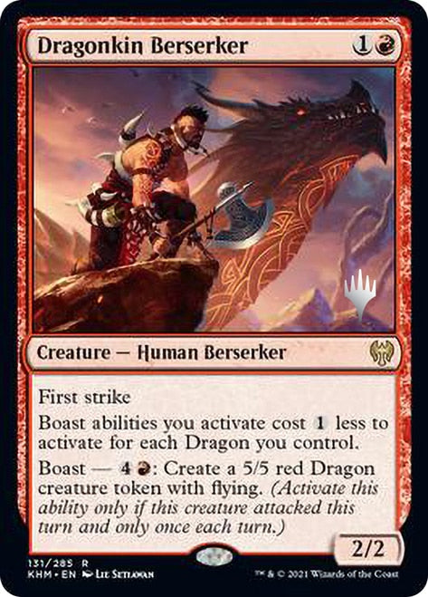 Dragonkin Berserker (Promo Pack) [Kaldheim Promos] | Gate City Games LLC